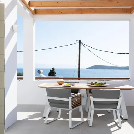 Triotissa Balcony Sea View 50m From Beach 아파트 드리오스