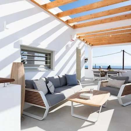 아파트 Triotissa Balcony Sea View 50m From Beach *