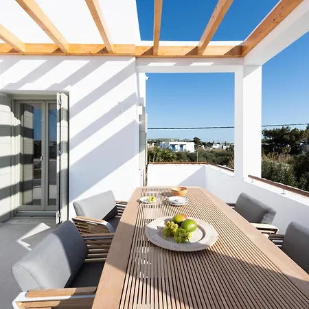 아파트 Triotissa Balcony Sea View 50m From Beach